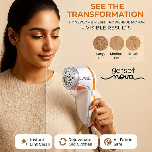 NOVA Lint Remover for Clothes Fabric Cleaner Tint and Dust Remover for Woolen Sweaters Shirts Jackets