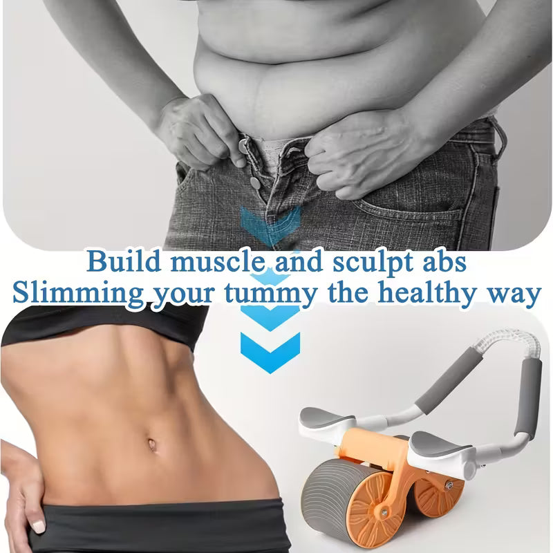 Bodyband ABS Roller with Automatic Rebound – Ab Roller Wheel for Home Workout (Men & Women)