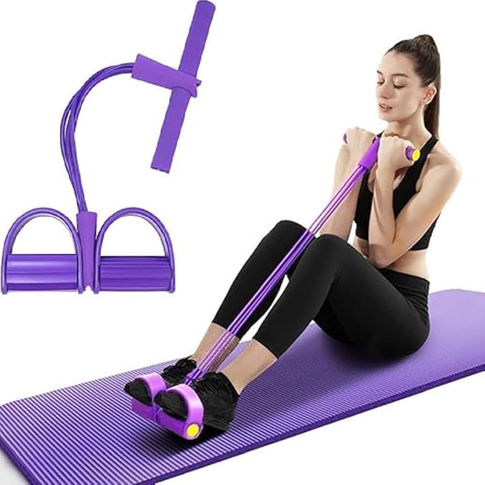 oga Pedal Puller Resistance Band Fitness Equipment for Home Workout Stretching Exercise