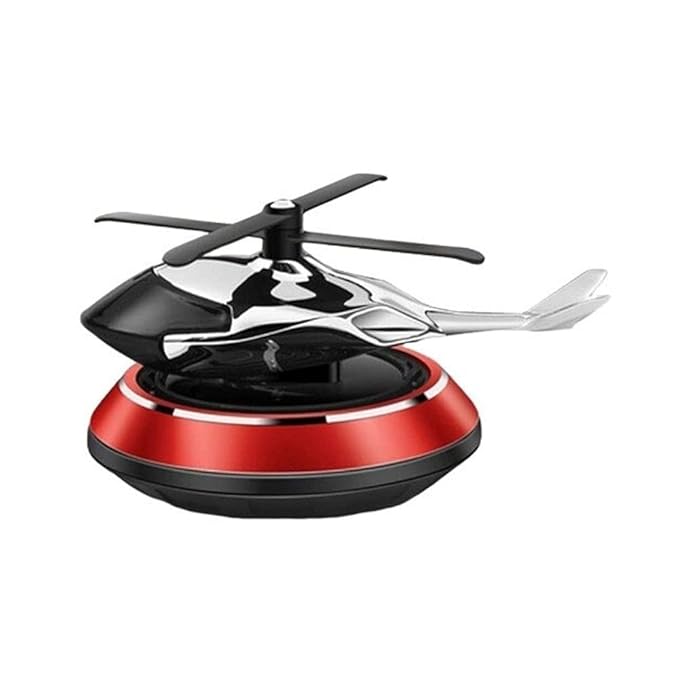 Solar-Powered Helicopter Car Air Purifier & Dashboard Decor – Auto-Rotating Interior Freshener