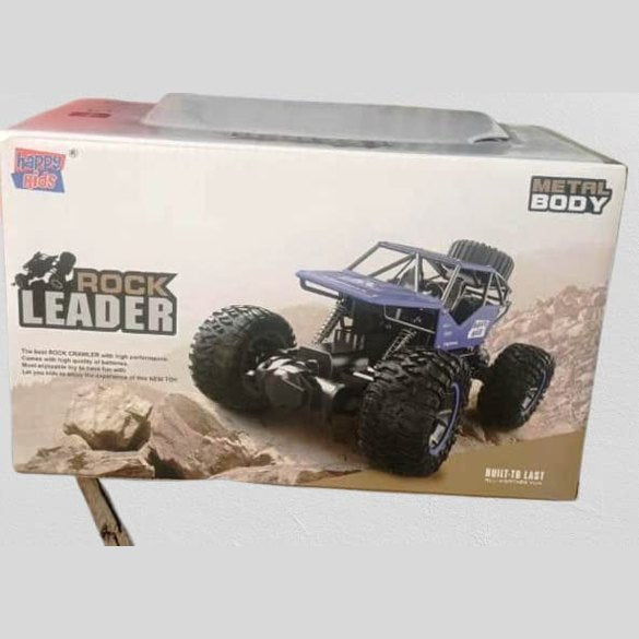 ANI World Remote Control Rock Crawler RC Car – Mist Smoke Spray, High-Speed 1:18 Monster Truck (Blue & Gold)