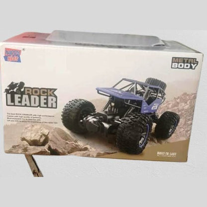 ANI World Remote Control Rock Crawler RC Car – Mist Smoke Spray, High-Speed 1:18 Monster Truck (Blue & Gold)