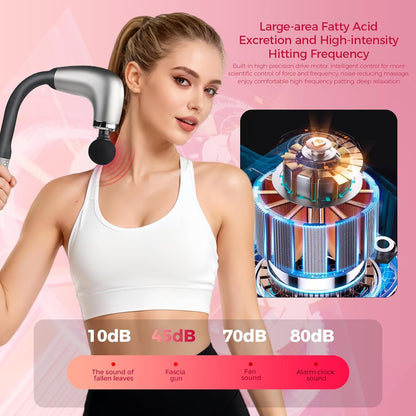U-Shaped Fascial Gun Massager With 9 Modes