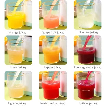 Electric Citrus Juicer USB Rechargeable Automatic Juice Maker for Orange Lemon