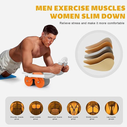 Bodyband ABS Roller with Automatic Rebound – Ab Roller Wheel for Home Workout (Men & Women)