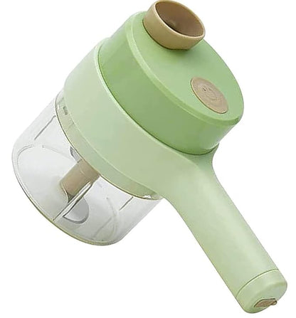 4 in 1 Electric Vegetable Chopper Cutter Mini Wireless Food Processor for Kitchen Use