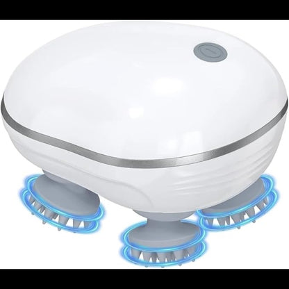 Electric Head Massager with Deep Relaxation Therapy for Stress Relief and Scalp Massage