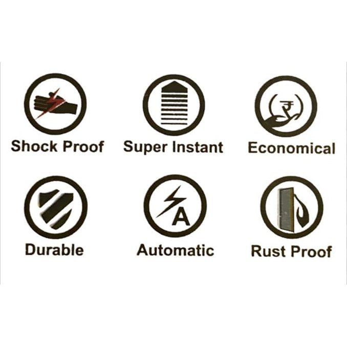 1 Litre Instant Portable Geyser 5 Star 2000 Watts Electric Water Heater