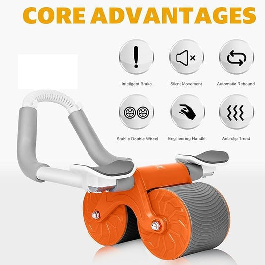 Bodyband ABS Roller with Automatic Rebound – Ab Roller Wheel for Home Workout (Men & Women)