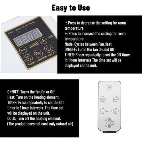 Grinmart Mini AC for Room Cooling and Heating Portable Air Cooler 3 in 1 Personal Air Conditioner Fan