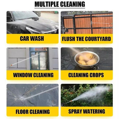 Claiez Cordless Portable Pressure Washer Gun – 48V Wireless High Pressure Water Spray Gun with Dual 12000mAh Batteries