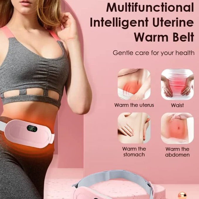 Periods Massager Menstrual Pain Relief Massager with Heat Therapy for Cramps Comfort