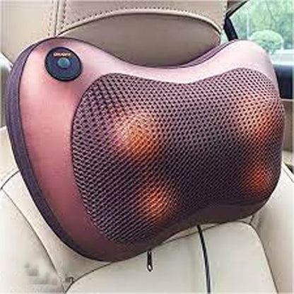 Electric Shiatsu Cushion Pillow Infrared Heat Therapy Massager for Neck Shoulder Back Pain Relief
