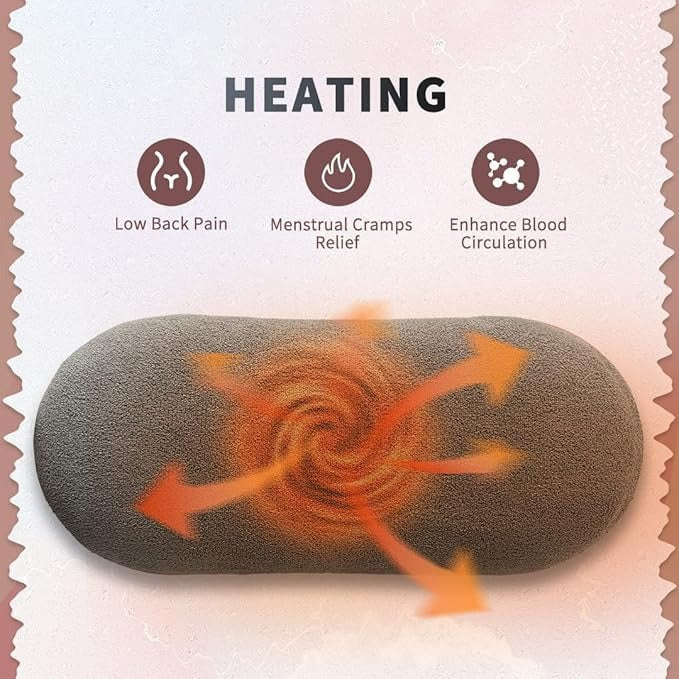 Periods Massager Menstrual Pain Relief Massager with Heat Therapy for Cramps Comfort