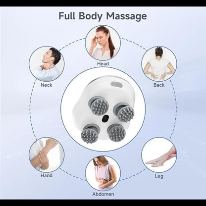 Electric Head Massager with Deep Relaxation Therapy for Stress Relief and Scalp Massage