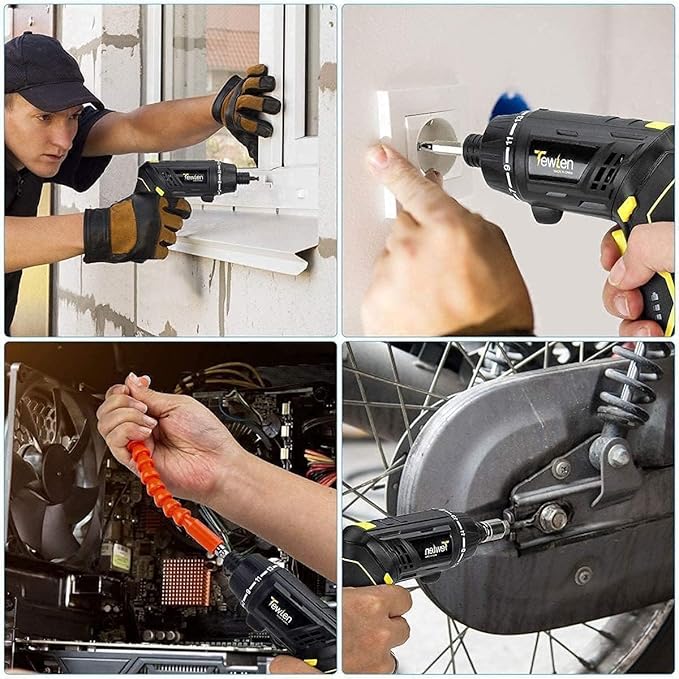 Portable Cordless USB Charging Mini Electric Screwdriver Automatic Screwdriver Hand Drill Wrench Electric Tools