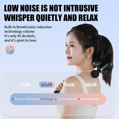 U-Shaped Fascial Gun Massager With 9 Modes