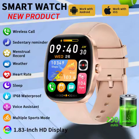 Series 10 Smart Watch with 7 Different Straps Touch Screen Fitness Smartwatch