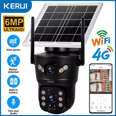 Single Lens Solar 4G Camera Wireless Outdoor Security Camera with SIM Support