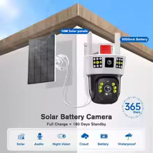 Single Lens Solar 4G Camera Wireless Outdoor Security Camera with SIM Support