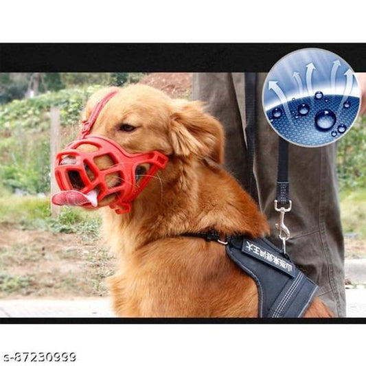 ABS Plastic Size 2 No. Muzzle for Dog (Multicolor)