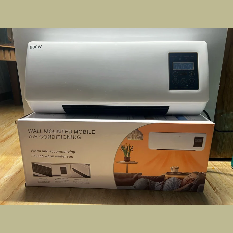 Grinmart Mini AC for Room Cooling and Heating Portable Air Cooler 3 in 1 Personal Air Conditioner Fan