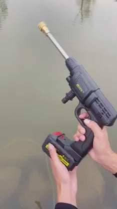 Claiez Cordless Portable Pressure Washer Gun – 48V Wireless High Pressure Water Spray Gun with Dual 12000mAh Batteries