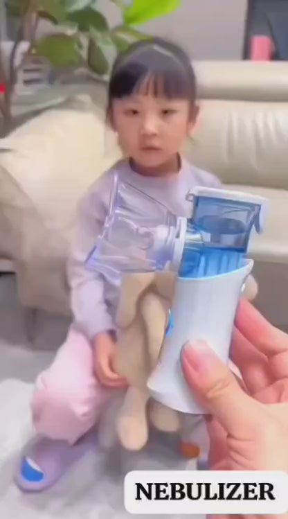 Portable Mesh Nebulizer for Kids & Adults | Silent Wireless Nebulizer for Asthma & Cough Relief