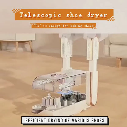Shoe Dryer Quick Drying Cleat Dryer with Smart Timer Digital Display Portable Foldable Boot Warmer