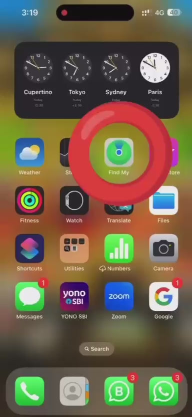 ATUVOS AirTag Wallet Tracker Card – Ultra-Thin Smart Bluetooth Item Finder (Apple Find My)