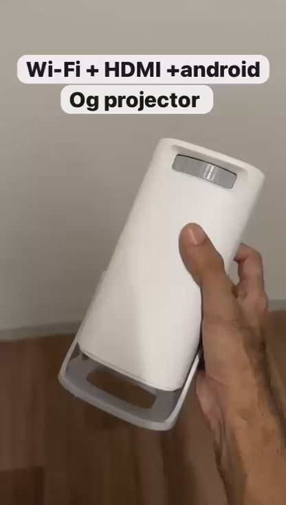 Smart Projector – 4K Ultra HD Support | Native 1080p | Android Netflix & Prime