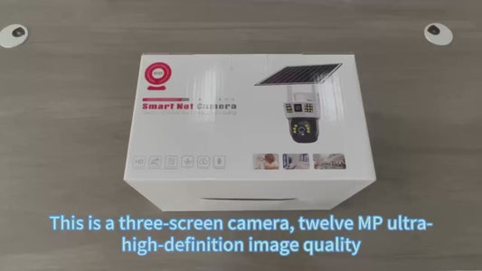 Single Lens Solar 4G Camera Wireless Outdoor Security Camera with SIM Support