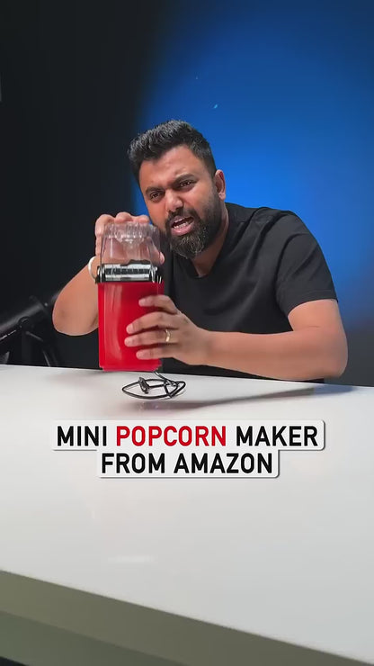 Hot Air Popper Electric Popcorn Maker Machine 1200W No Oil Healthy Snack Maker